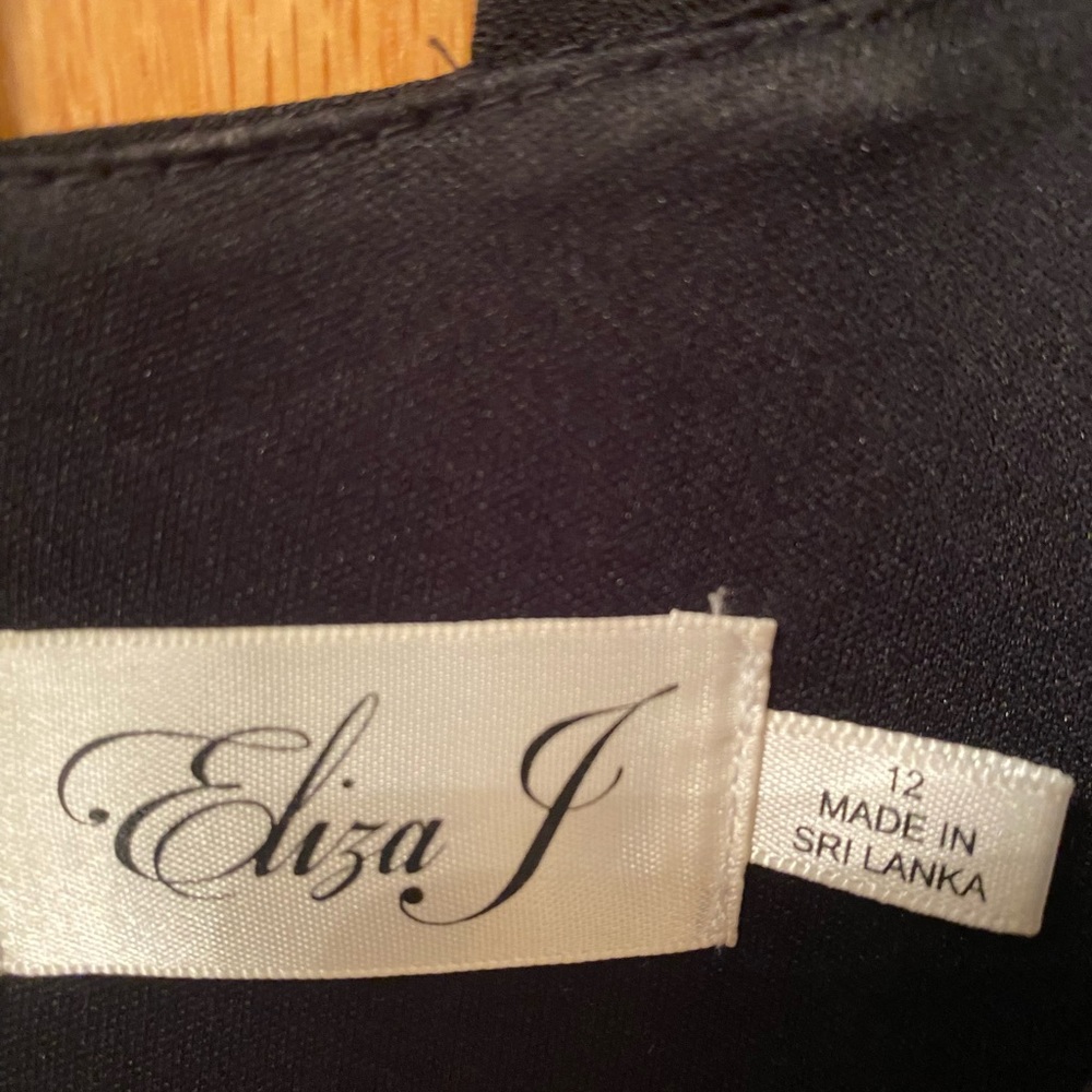 Eliza J size 12 black cut out dress - Picture 3 of 4